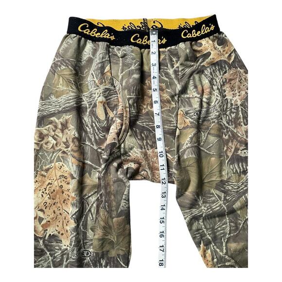 Vintage Cabela's Men's Large Regular Thermal Athletic Under Pants Hunting Camo - Picture 7 of 9